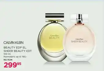 Salling Beauty edp el. sheer beauty edt tilbud