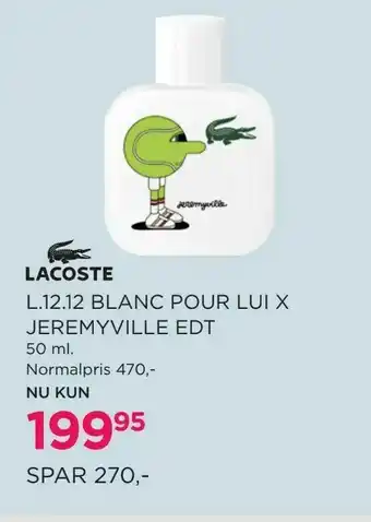 Salling L.12,12 blanc pour lui x jeremyville edt tilbud