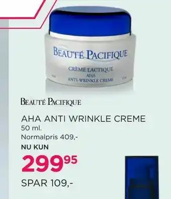 Salling Aha anti wrinkle creme tilbud