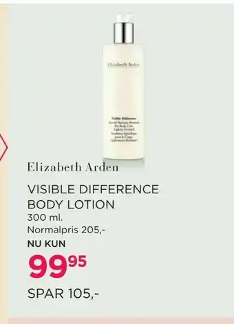 Salling Visible difference body lotion tilbud