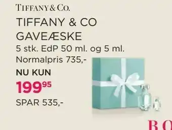 Salling Tiffany & co gaveæske tilbud