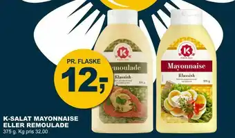 Let-Køb K-salat mayonnaise eller remoulade tilbud
