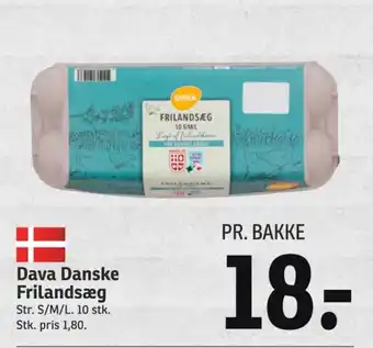 SPAR Dava Danske Frilandsæg tilbud