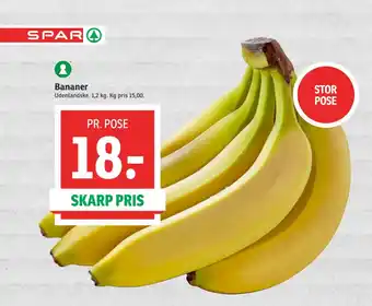 SPAR Bananer tilbud