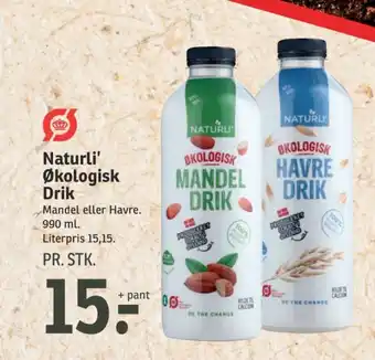SPAR Naturli' Økologisk Drik tilbud