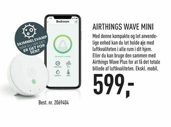 Johannes Fog Airthings wave mini tilbud