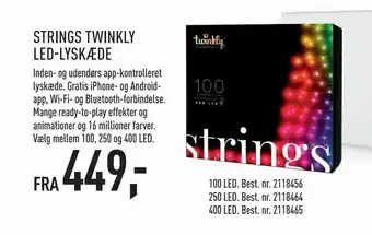 Strings twinkly led-lyskæde