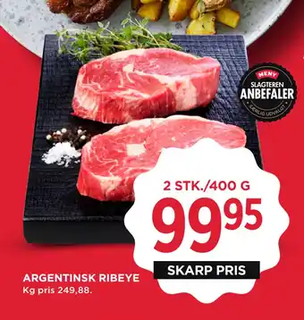 MENY ARGENTINSK RIBEYE tilbud