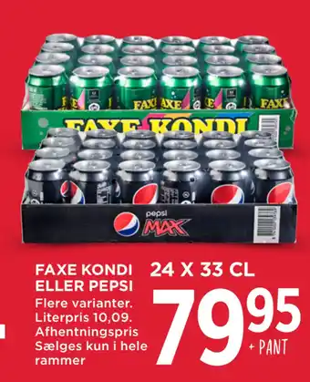 MENY FAXE KONDI ELLER PEPSI tilbud