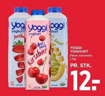 MENY YOGGI YOGHURT tilbud