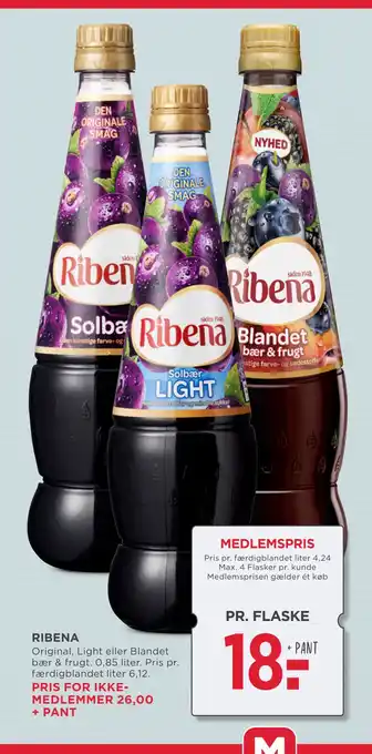 MENY RIBENA tilbud