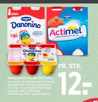 MENY DANONINO ELLER ACTIMEL tilbud