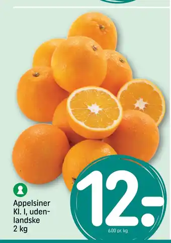 REMA 1000 Appelsiner Kl. I, udenlandske 2 kg tilbud