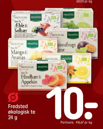 Fredsted økologisk te 24 g