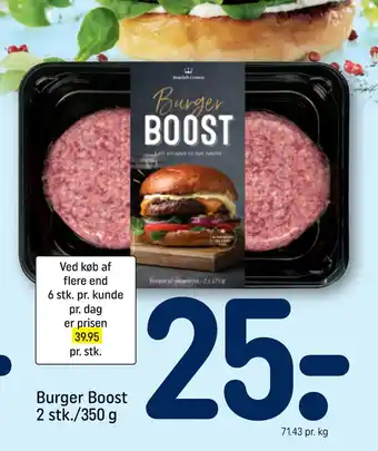 REMA 1000 Burger Boost 2 stk./350 g tilbud