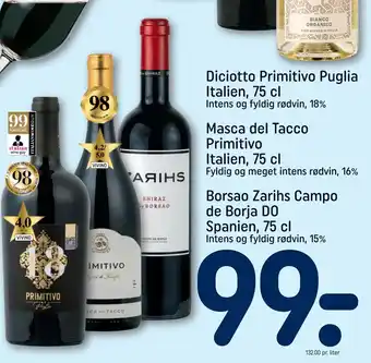 REMA 1000 Masca del Tacco Primitivo Italien, 75 cl tilbud