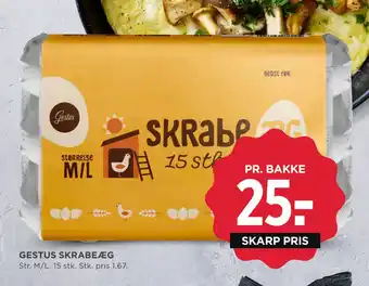 MENY GESTUS SKRABEÆG tilbud
