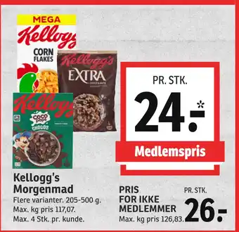 SPAR Kellogg’s Morgenmad tilbud