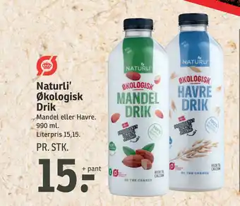 SPAR Naturli’ Økologisk Drik tilbud