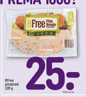 REMA 1000 Bfree pitabrød 220 g tilbud