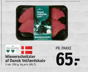 SPAR Wienerschnitzler af Dansk Velfærdskalv tilbud