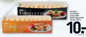 REMA 1000 Humlum tarteletter Luxus eller fedtreducerede 10 stk./225 g tilbud