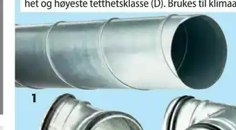 Biltema Rør Ø 100 mm x 2 m tilbud