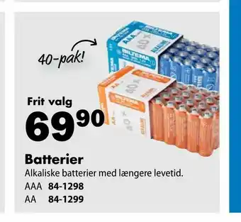 Biltema Batterier tilbud