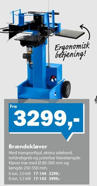 Biltema Brændekløver tilbud