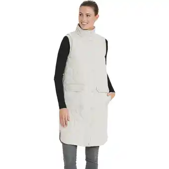 Sport 24 Weather Report Beah Long Quiltet Vest Dame tilbud