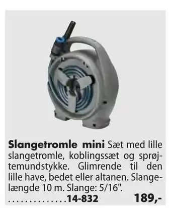 Biltema Slangetromle mini tilbud