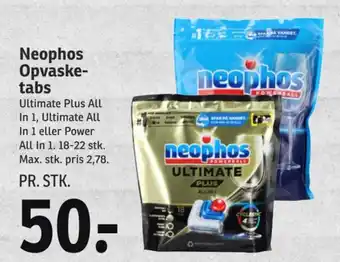 SPAR Neophos Opvaske-tabs tilbud