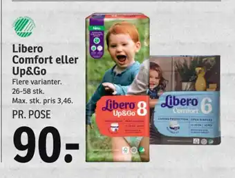 SPAR Libero Comfort eller Up&Go tilbud