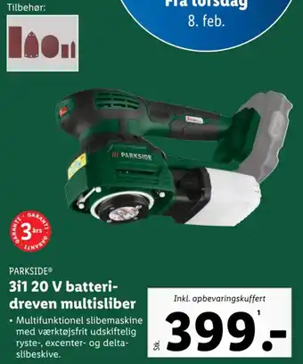 Lidl 3i1 20 V batteri-dreven multisliber tilbud