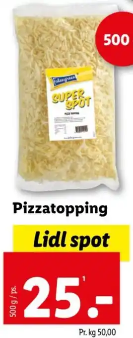 Lidl Pizzatopping tilbud