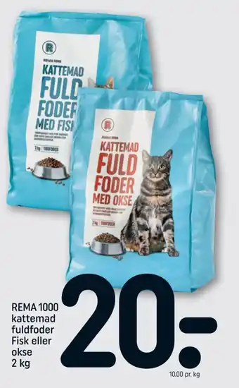 REMA 1000 REMA 1000 kattemad fuldfoder Fisk eller okse tilbud