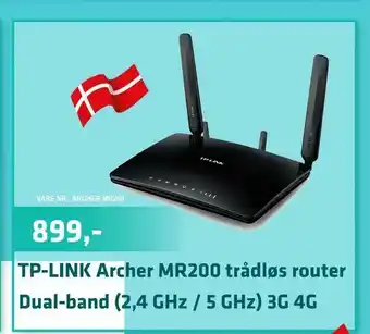 LabTech Data TP-LINK Archer MR200 trådløs router tilbud