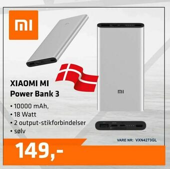LabTech Data XIAOMI MI Power Bank 3 tilbud