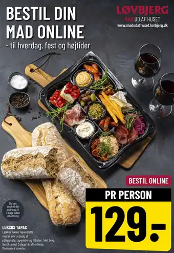 Løvbjerg LUKSUS TAPAS tilbud