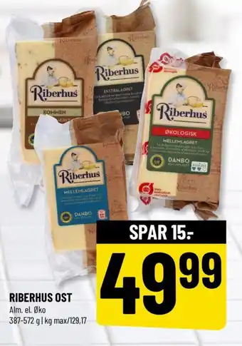 Løvbjerg RIBERHUS OST tilbud