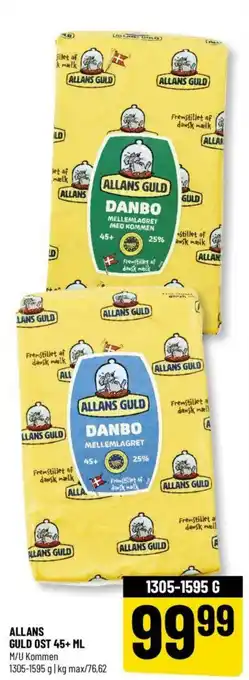 Løvbjerg ALLANS GULD OST 45+ ML tilbud