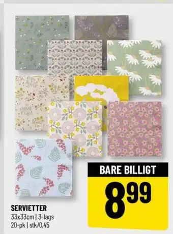 Løvbjerg SERVIETTER tilbud