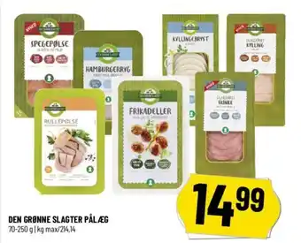 Løvbjerg DEN GRØNNE SLAGTER PÅLÆG tilbud