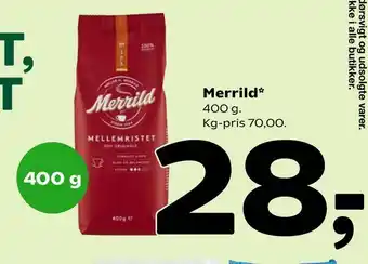 Coop 365 Merrild tilbud