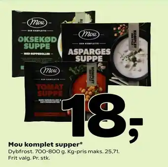 Coop 365 Mou komplet supper tilbud