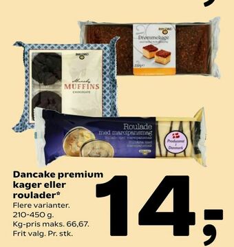 Dancake premium kager eller roulader