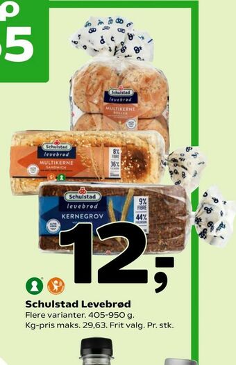 Coop 365 Schulstad Levebrød tilbud