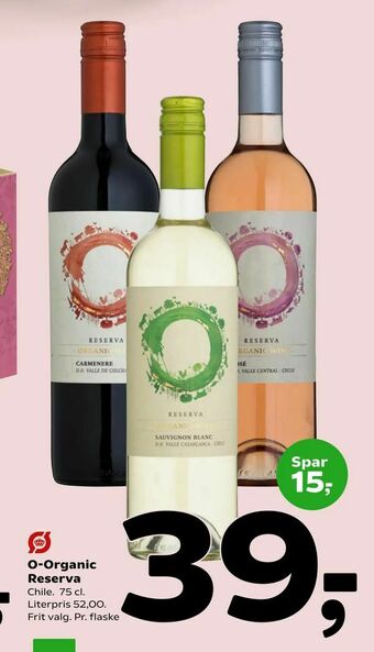 Coop 365 O-Organic Reserva tilbud