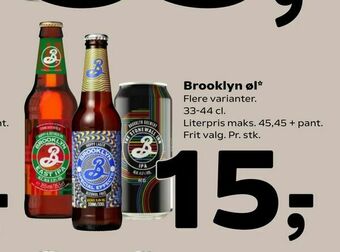 Coop 365 Brooklyn øl tilbud