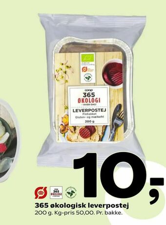 Coop 365 365 økologisk leverpostej tilbud